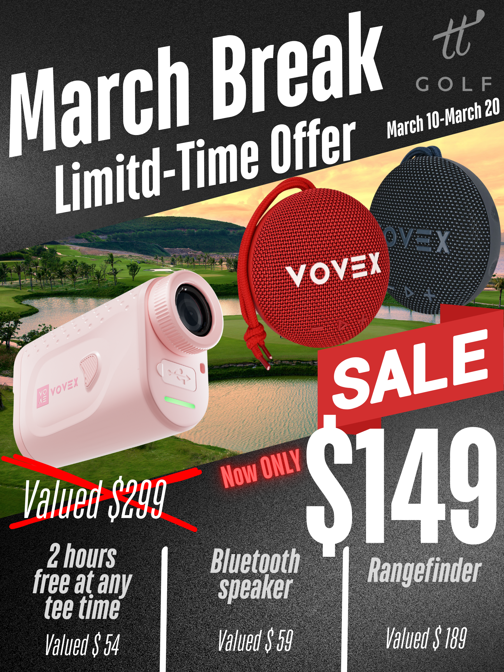 March Break DEAL!!! 50%OFF