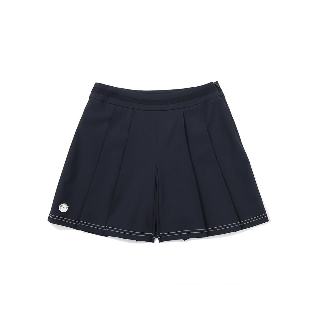 A Line Skirt Fleats Pants Navy